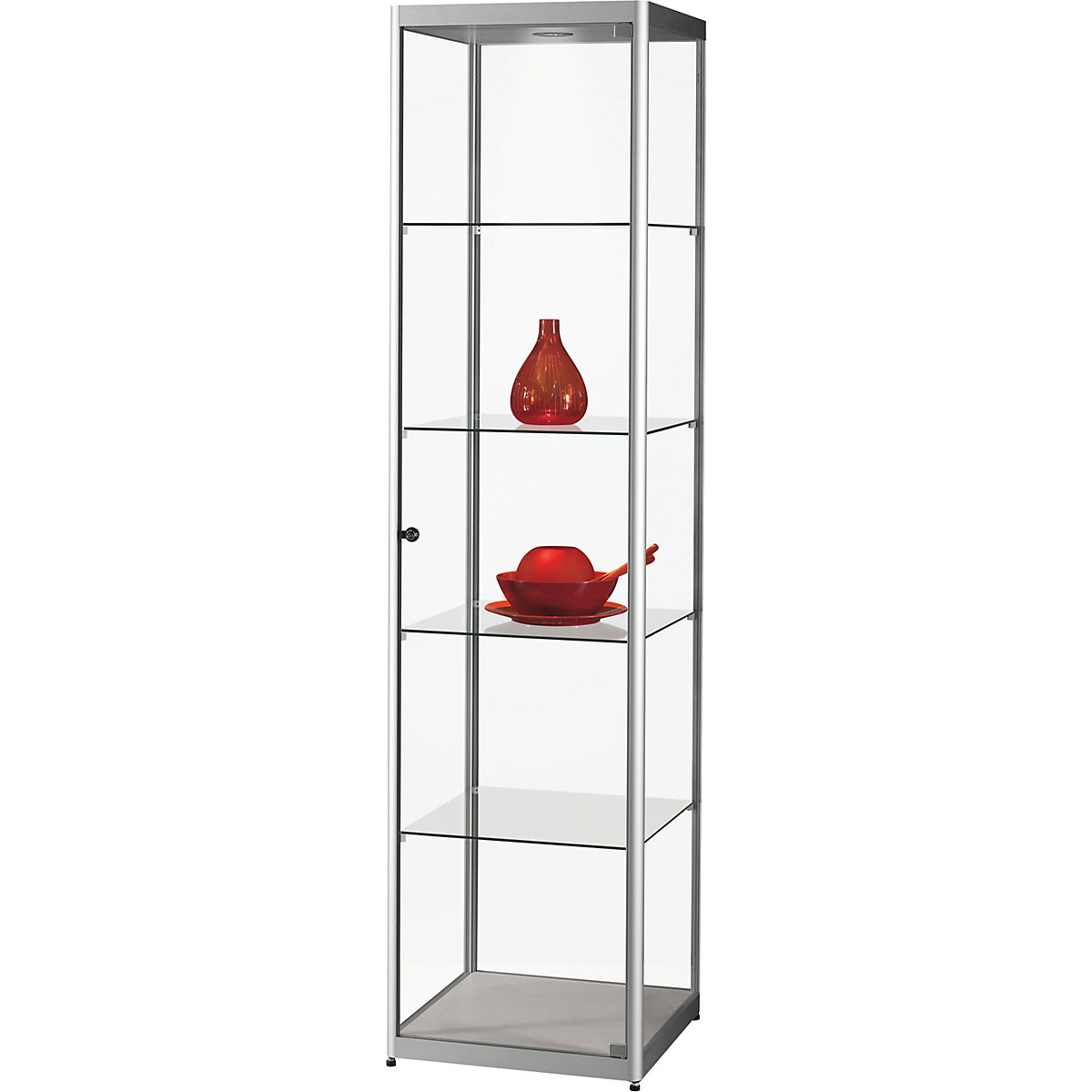 Vitrina com foco de teto LED