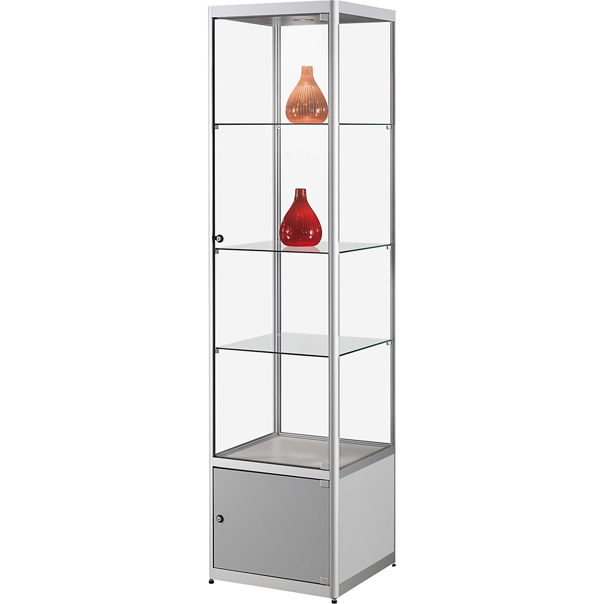 Vitrina com foco de teto LED