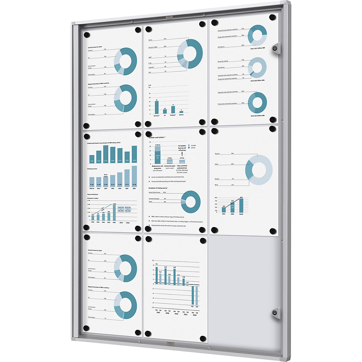 Vitrine para interiores – eurokraft basic (Imagem do produto 2)-1