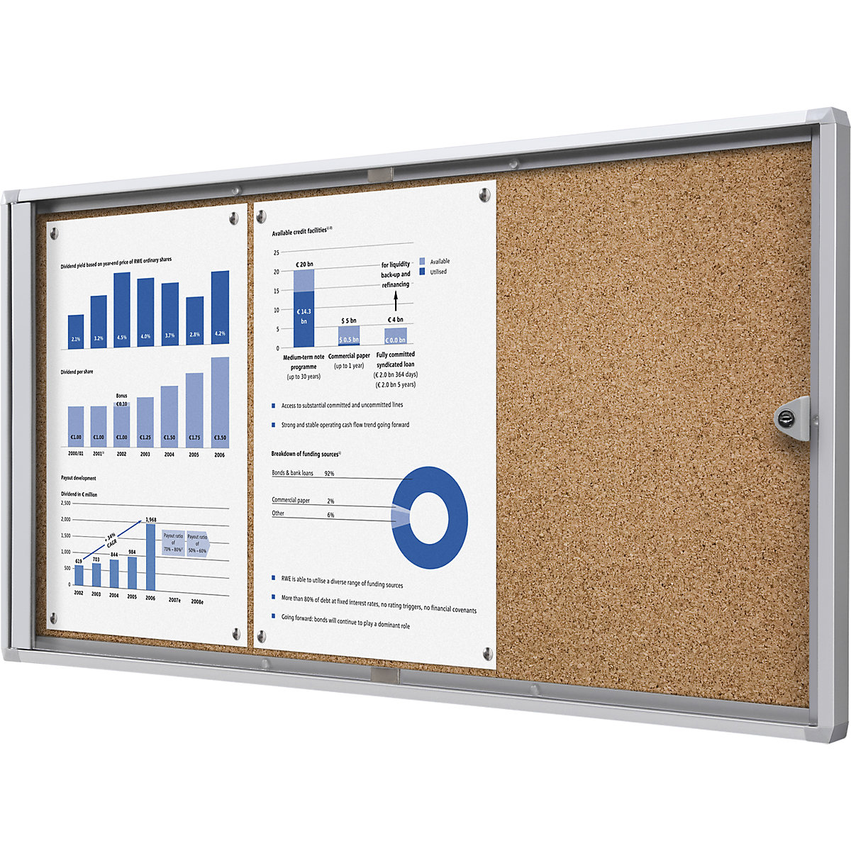 Vitrine para interiores – eurokraft basic (Imagem do produto 2)-1