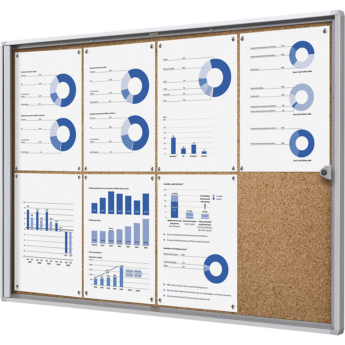 Vitrine para interiores – eurokraft basic (Imagem do produto 2)-1