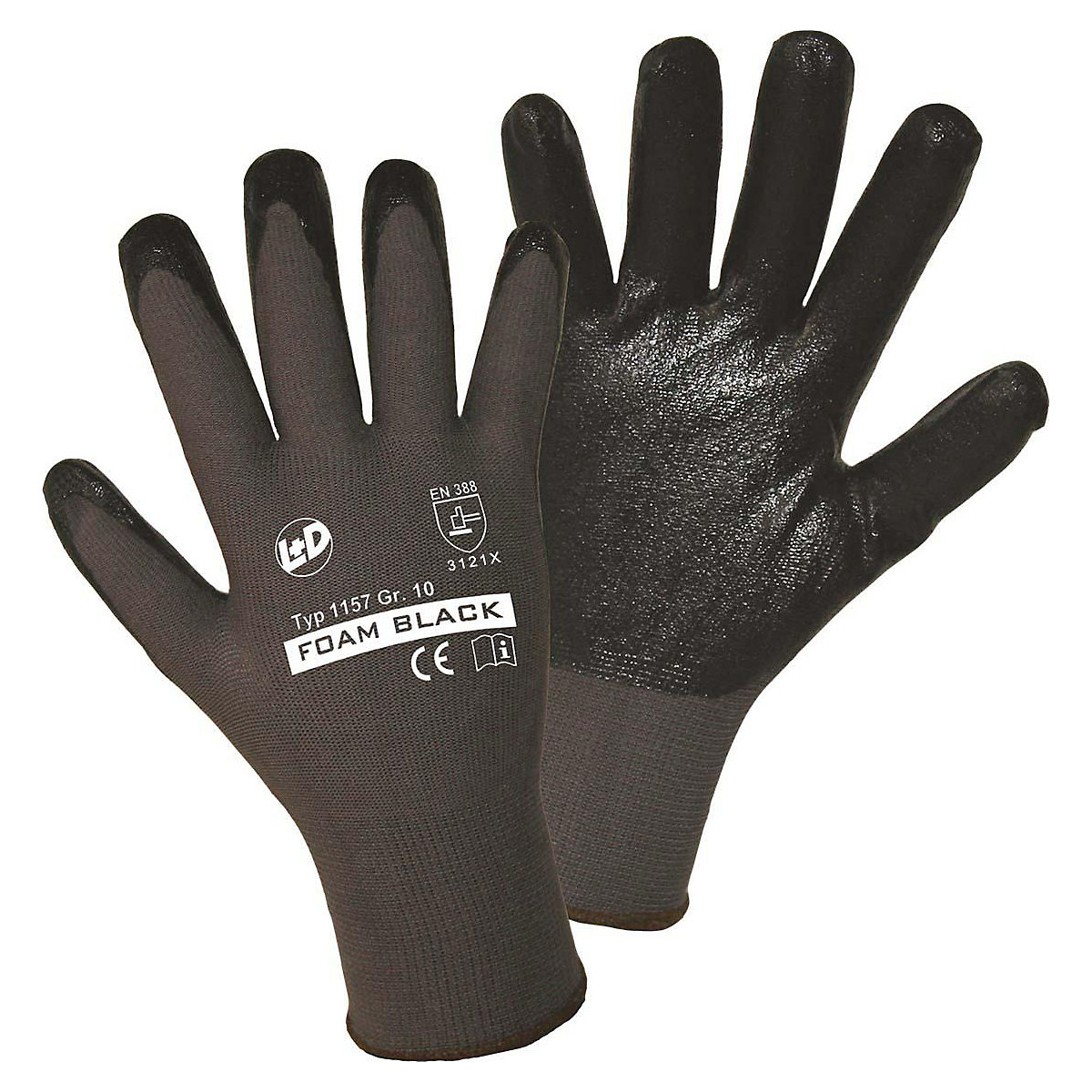 Handschuhe FOAM BLACK Leipold+Döhle