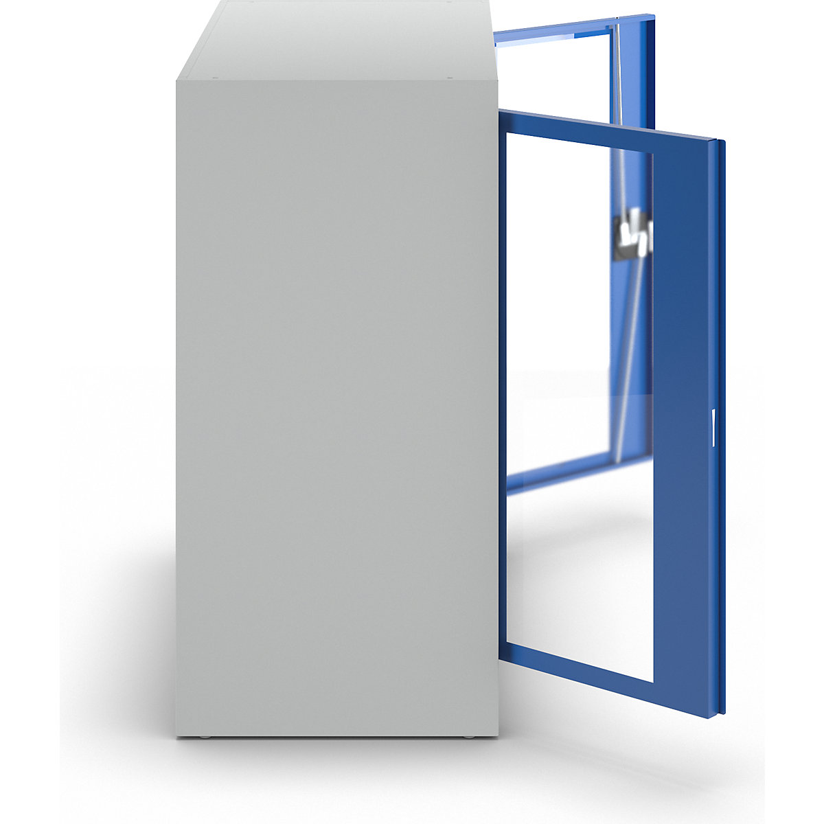 Armário com portas de batente e janela de visualização – mauser (Imagem do produto 8)-7