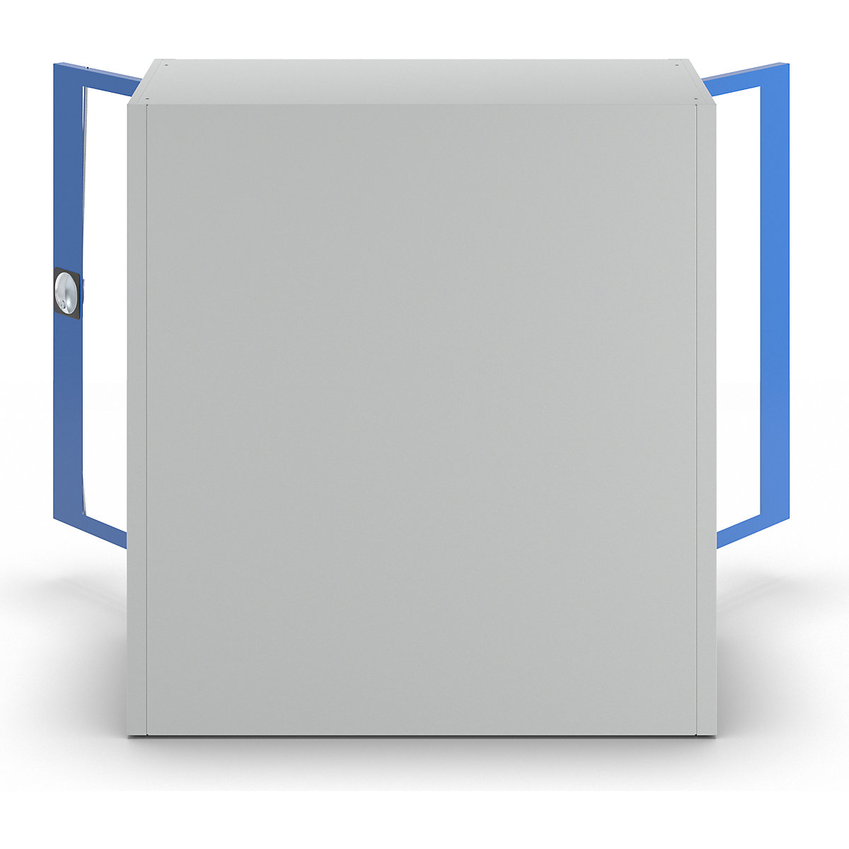 Armário com portas de batente e janela de visualização – mauser (Imagem do produto 2)-1