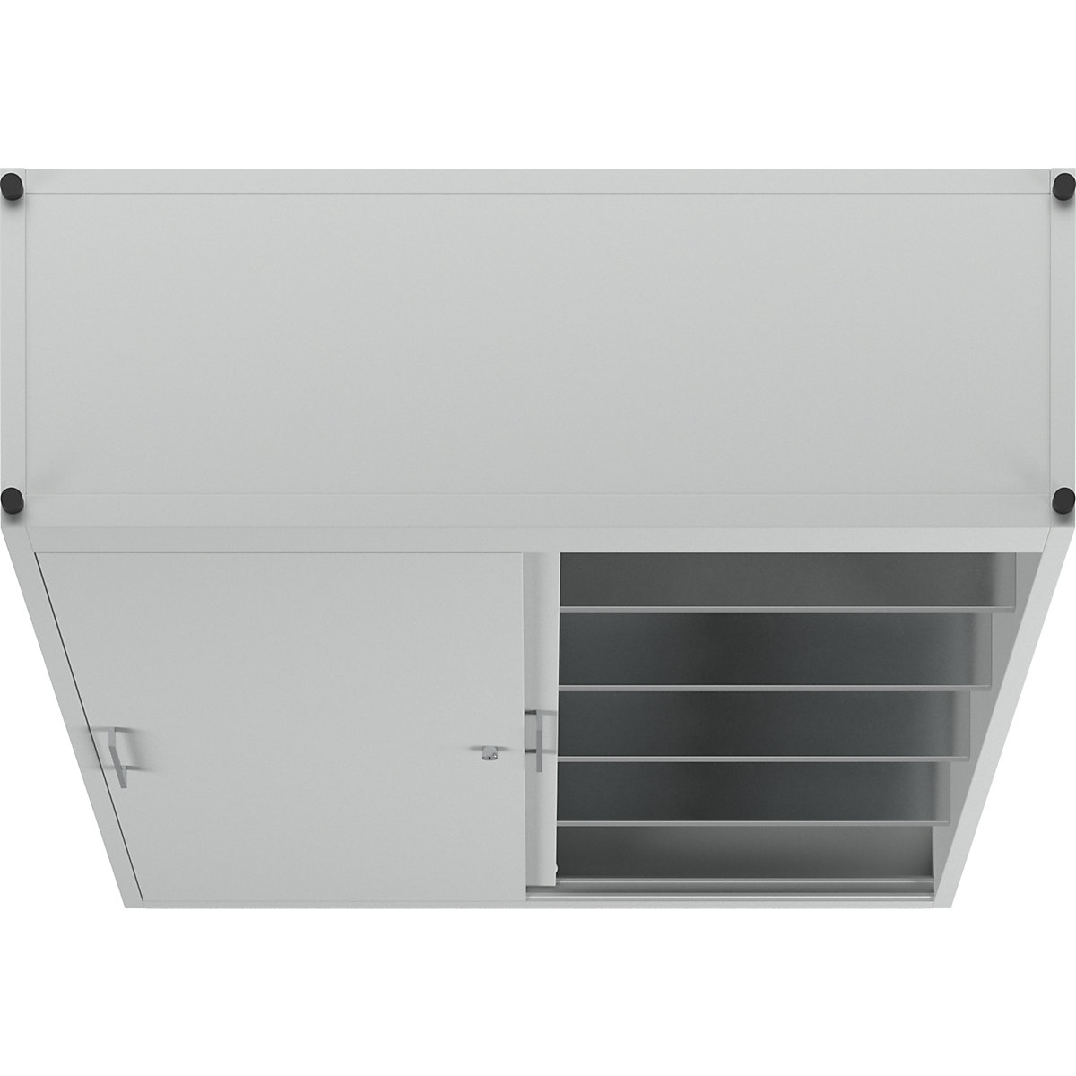 Armário com portas de correr – eurokraft basic (Imagem do produto 7)-6