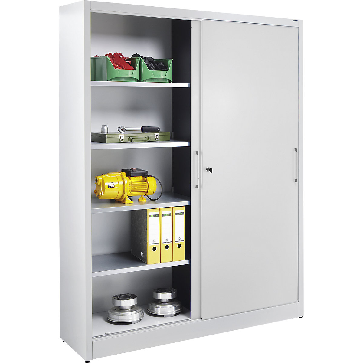 Armário com portas de correr – eurokraft basic (Imagem do produto 4)-3