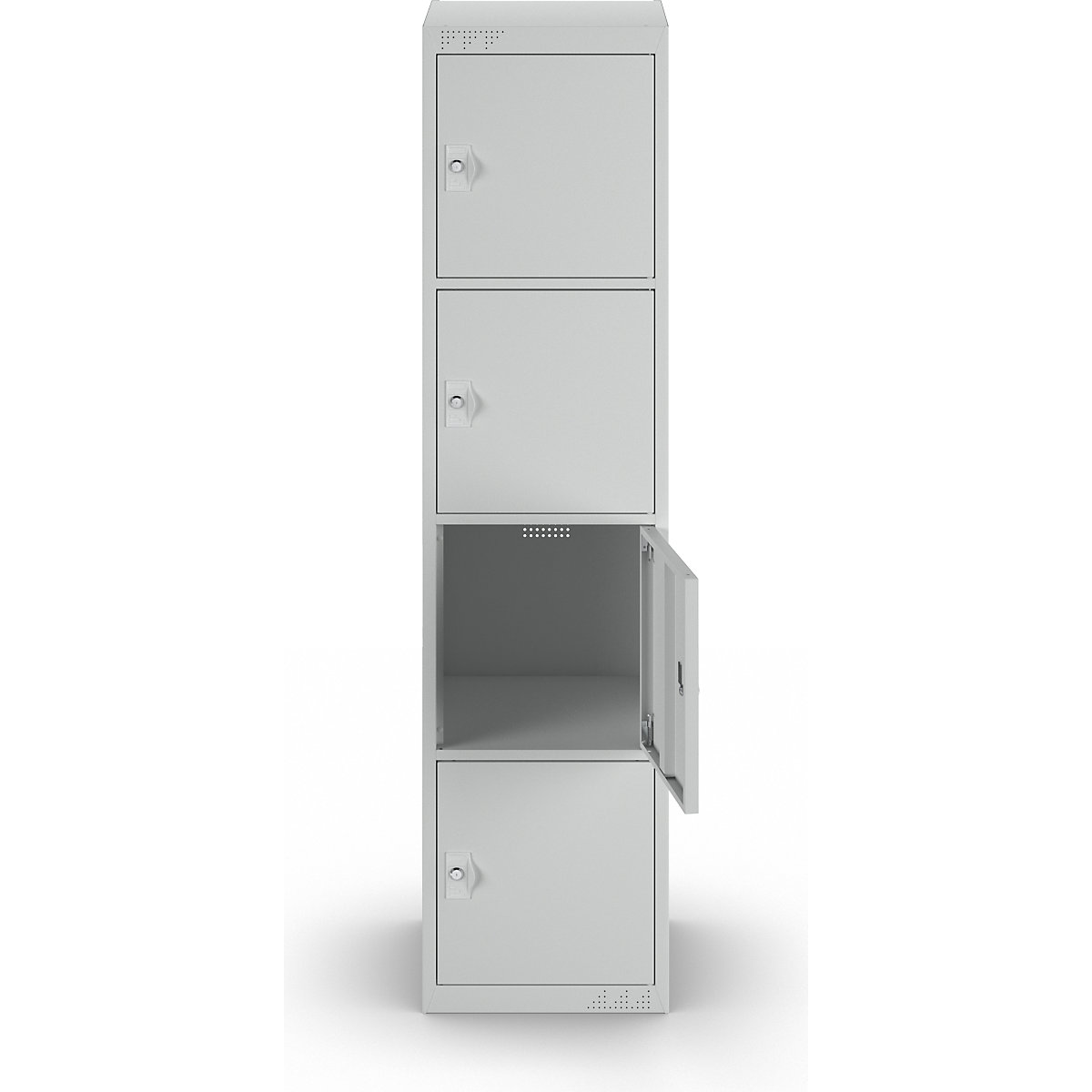 Armário de cacifos com 4 compartimentos Venlo – eurokraft basic (Imagem do produto 5)-4