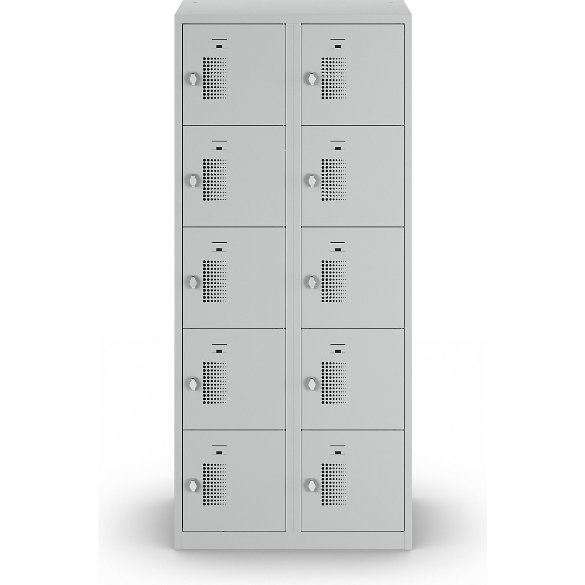 Armário de cacifos com 5 compartimentos Amsterdam – eurokraft basic (Imagem do produto 3)-2