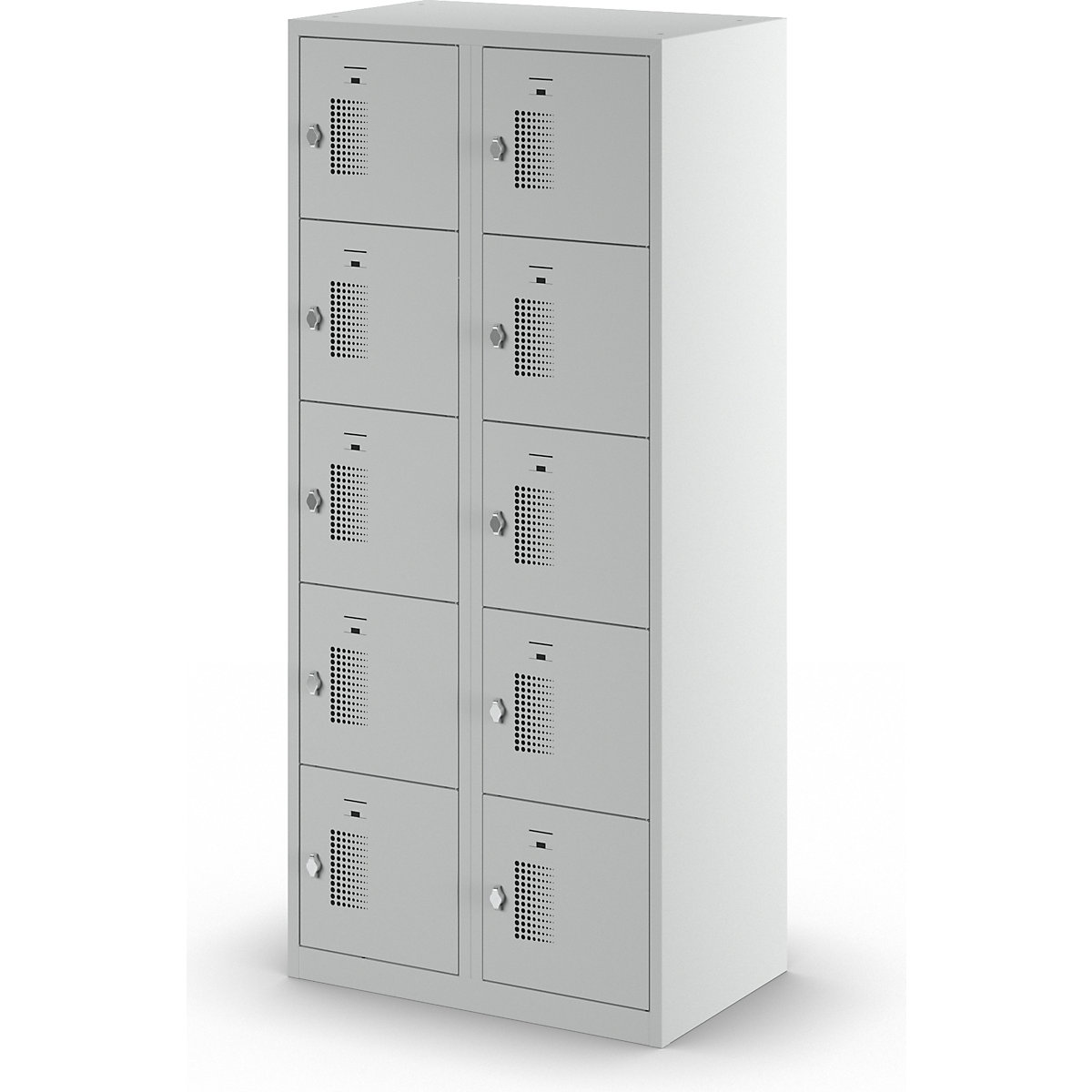 Armário de cacifos com 5 compartimentos Amsterdam – eurokraft basic (Imagem do produto 4)-3