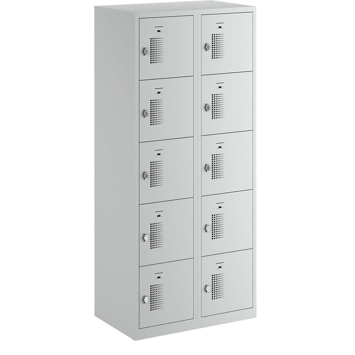 Armário de cacifos com 5 compartimentos Amsterdam – eurokraft basic