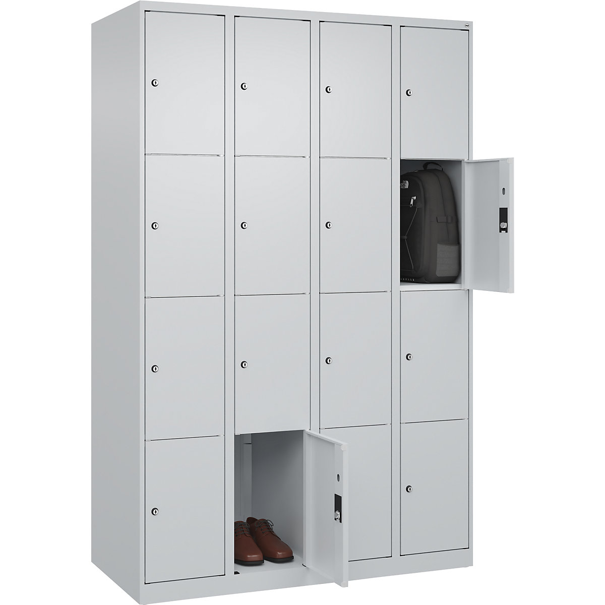 Armário de cacifos de 4 andares Classic PLUS – C+P