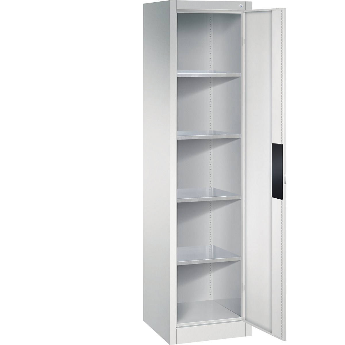 Armário de oficina para cargas pesadas – C+P, largura 502 mm, profundidade 500 mm, porta em cinzento claro-10