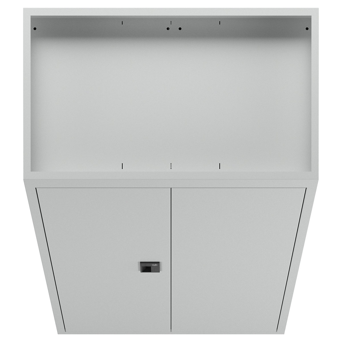 Armário de portas de batentes, AxLxP 1950 x 1000 x 580 mm – LISTA (Imagem do produto 3)-2