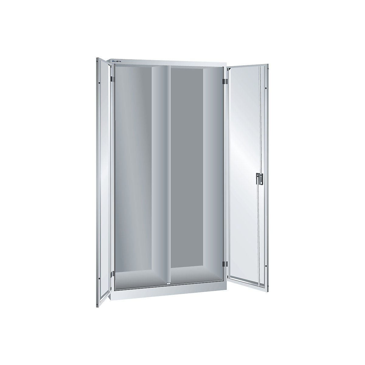 Armário de portas de batentes, AxLxP 1950 x 1000 x 580 mm – LISTA (Imagem do produto 5)-4