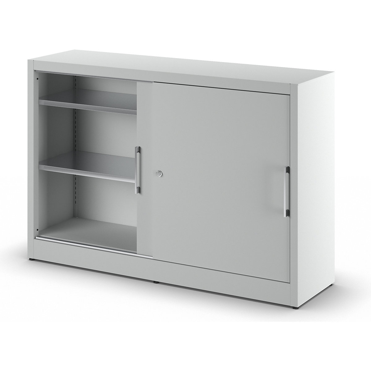 Armário de portas de correr, altura 1000 mm – eurokraft pro (Imagem do produto 2)-1