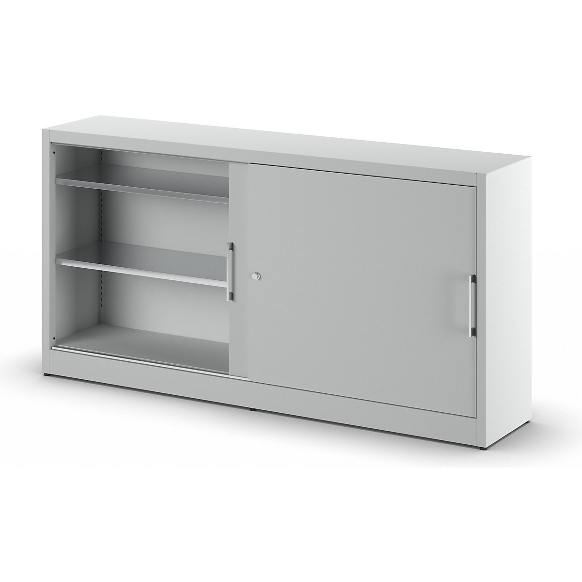 Armário de portas de correr, altura 1000 mm – eurokraft pro (Imagem do produto 2)-1
