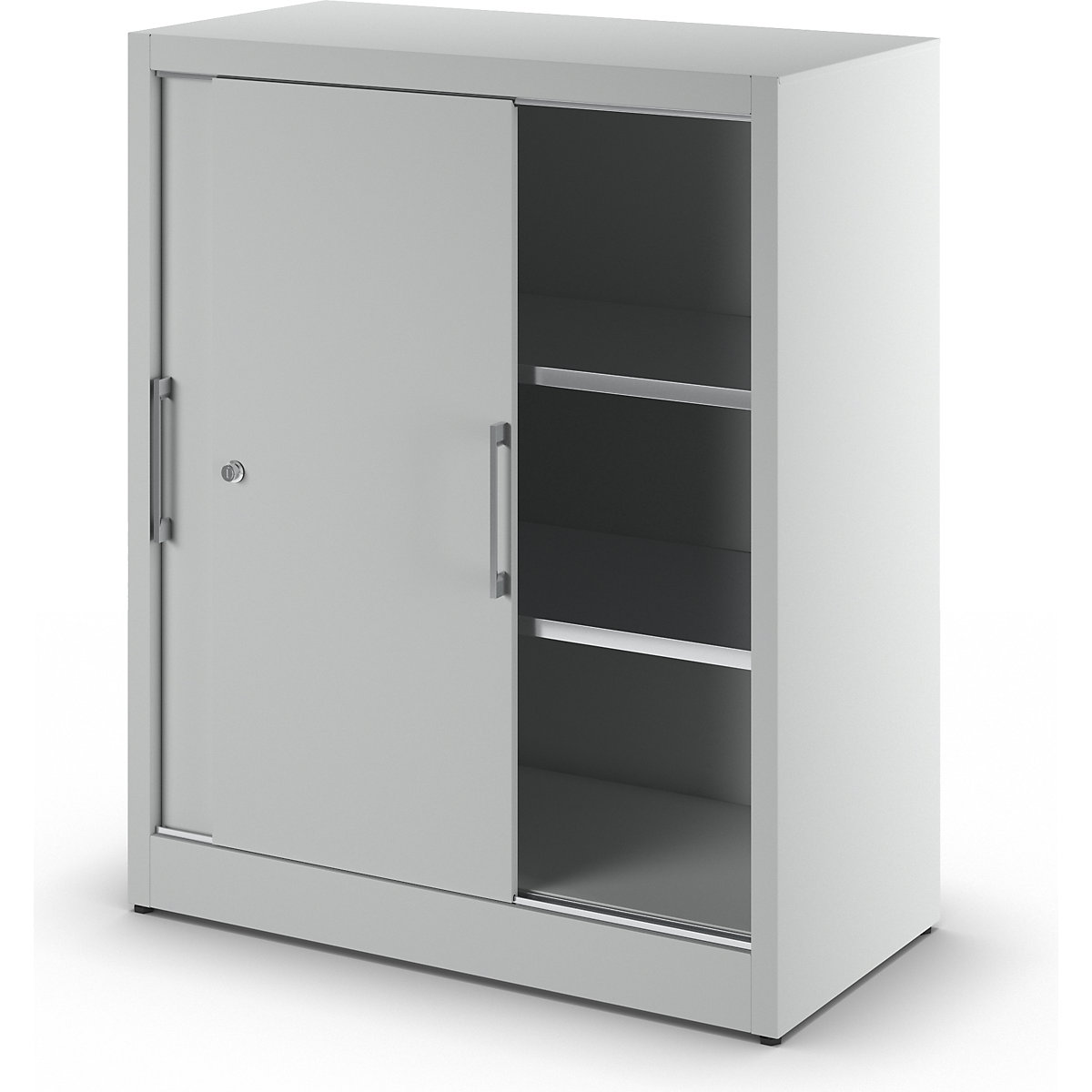 Armário de portas de correr, altura 1200 mm – eurokraft pro (Imagem do produto 2)-1