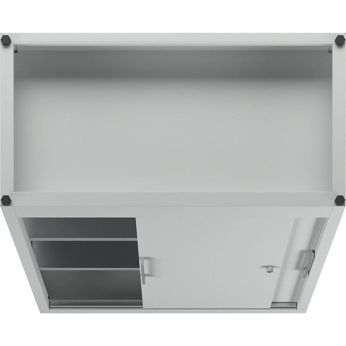 Armário de portas de correr, altura 1200 mm – eurokraft pro (Imagem do produto 7)-6
