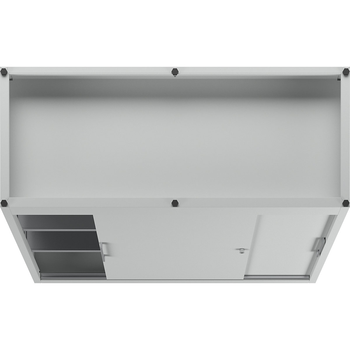 Armário de portas de correr, altura 1200 mm – eurokraft pro (Imagem do produto 7)-6