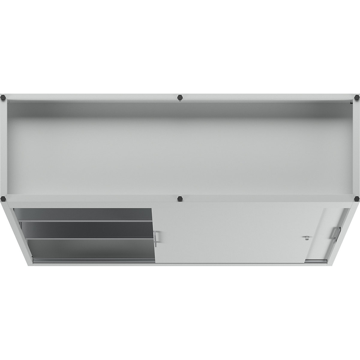 Armário de portas de correr, altura 1200 mm – eurokraft pro (Imagem do produto 6)-5