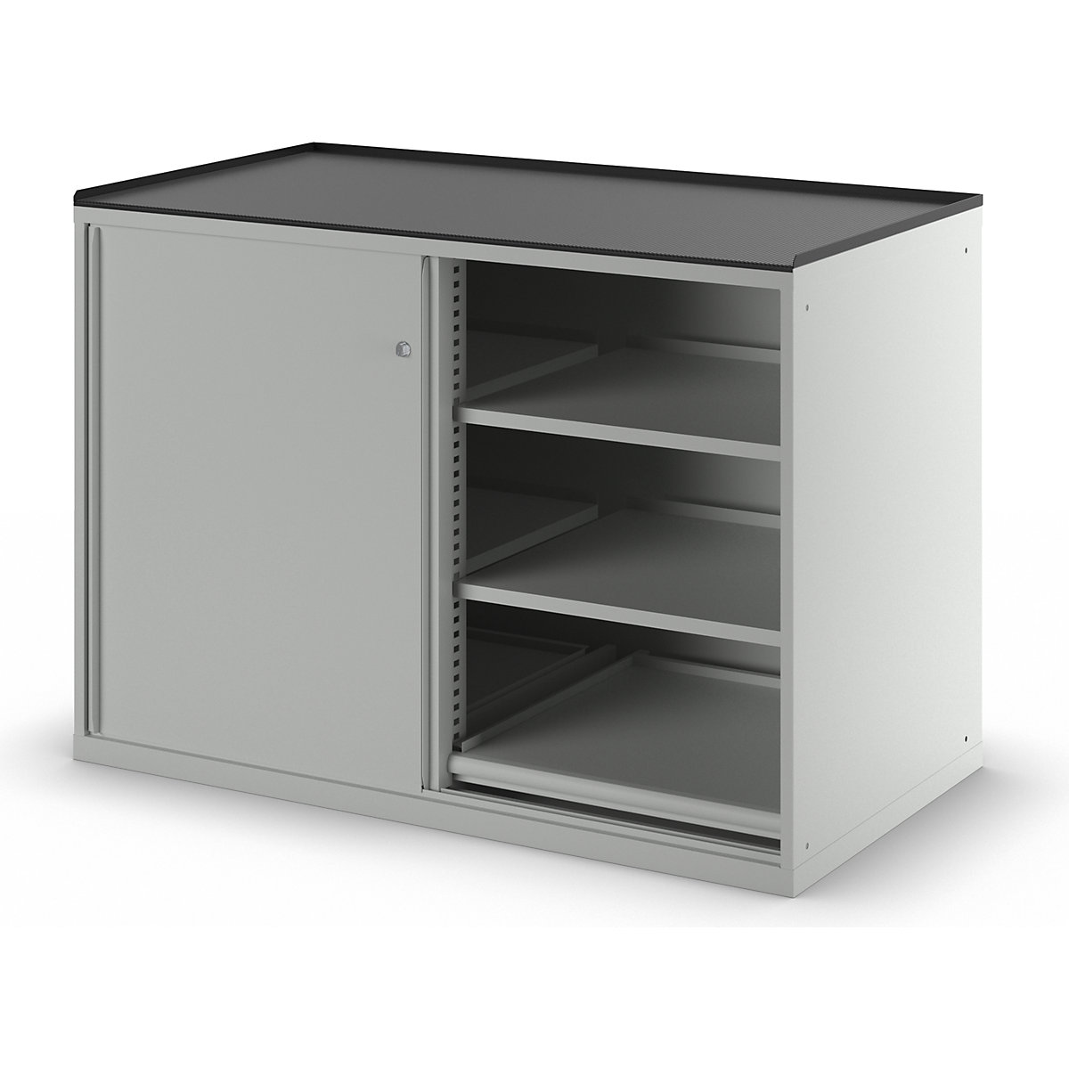 Armário de portas de correr, capacidade de carga por prateleira extraível 75 kg – LISTA (Imagem do produto 4)-3