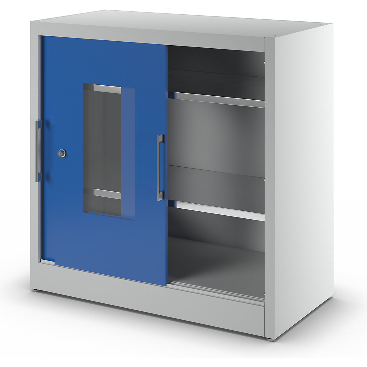 Armário de portas de correr com janela de visualização – mauser (Imagem do produto 2)-1