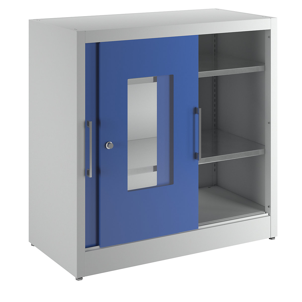 Armário de portas de correr com janela de visualização – mauser