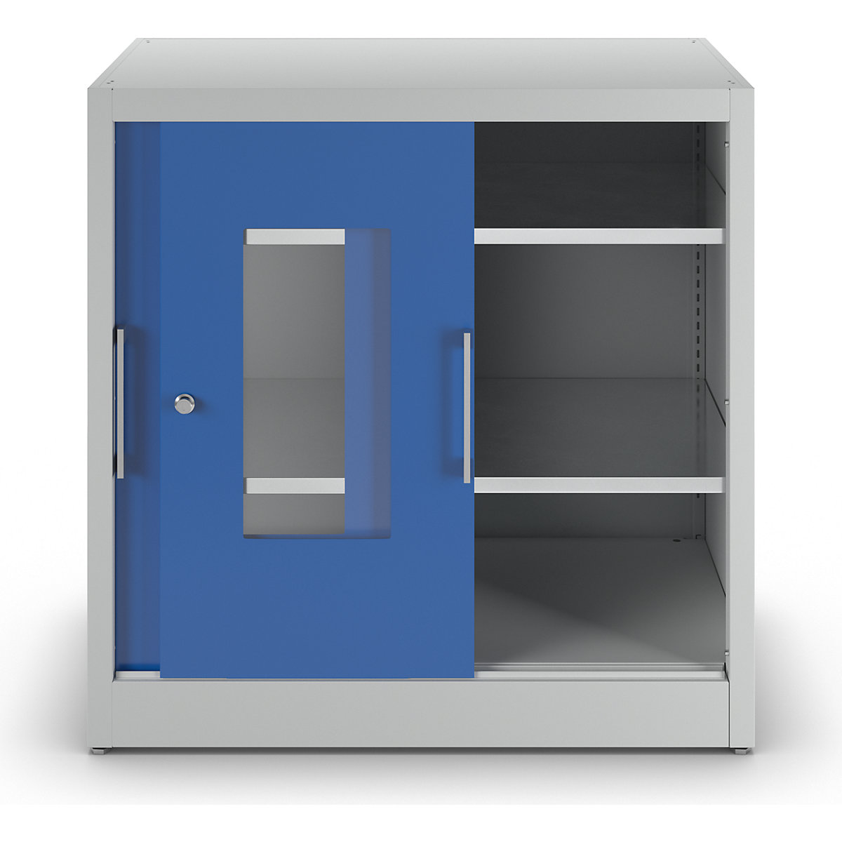 Armário de portas de correr com janela de visualização – mauser (Imagem do produto 4)-3