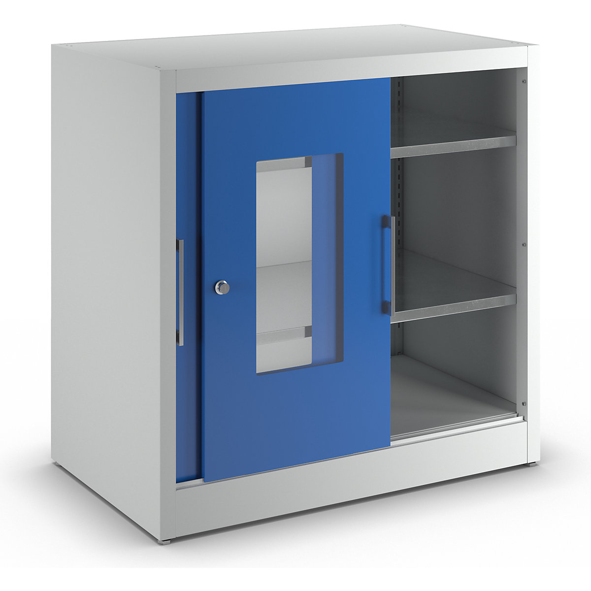 Armário de portas de correr com janela de visualização – mauser