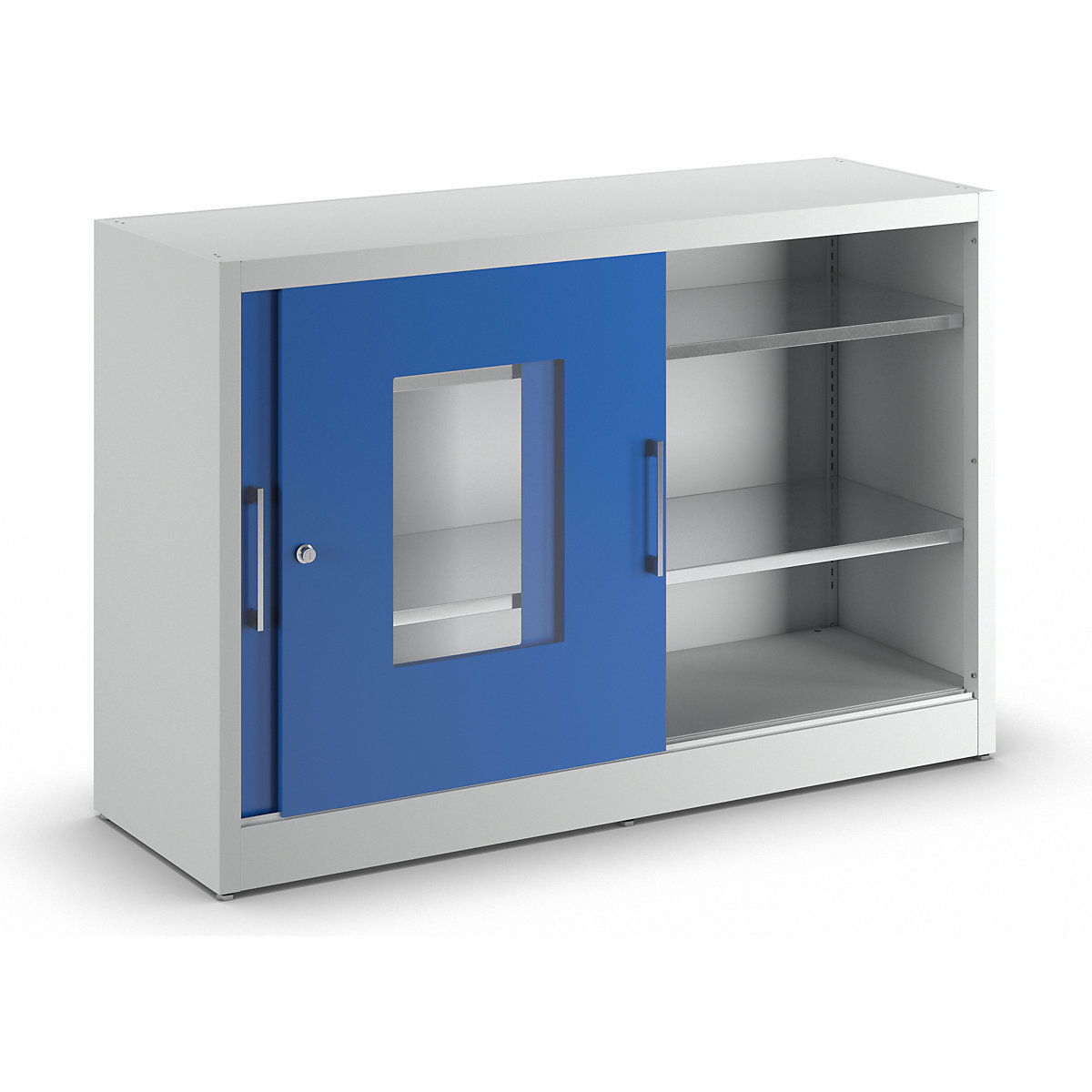 Armário de portas de correr com janela de visualização – mauser