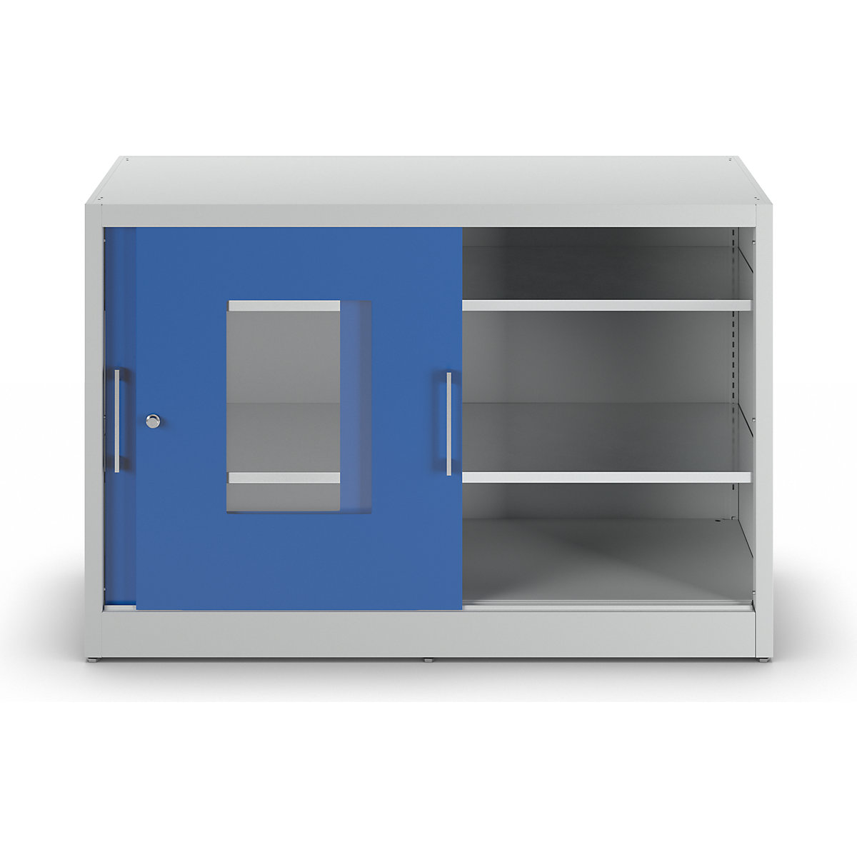 Armário de portas de correr com janela de visualização – mauser (Imagem do produto 4)-3