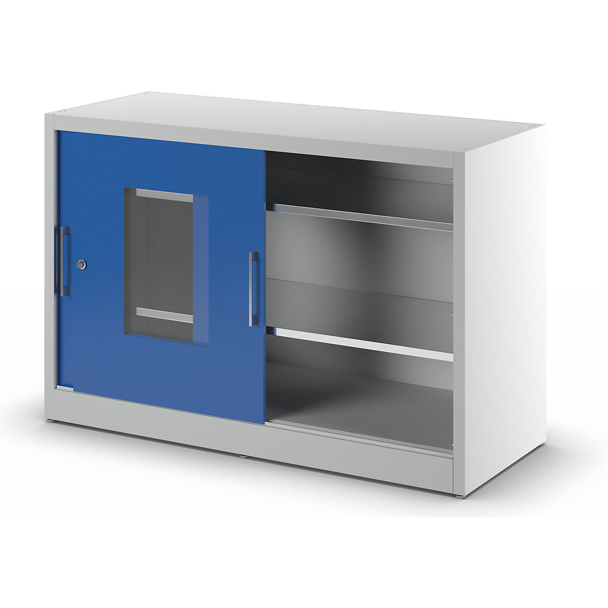 Armário de portas de correr com janela de visualização – mauser (Imagem do produto 7)-6