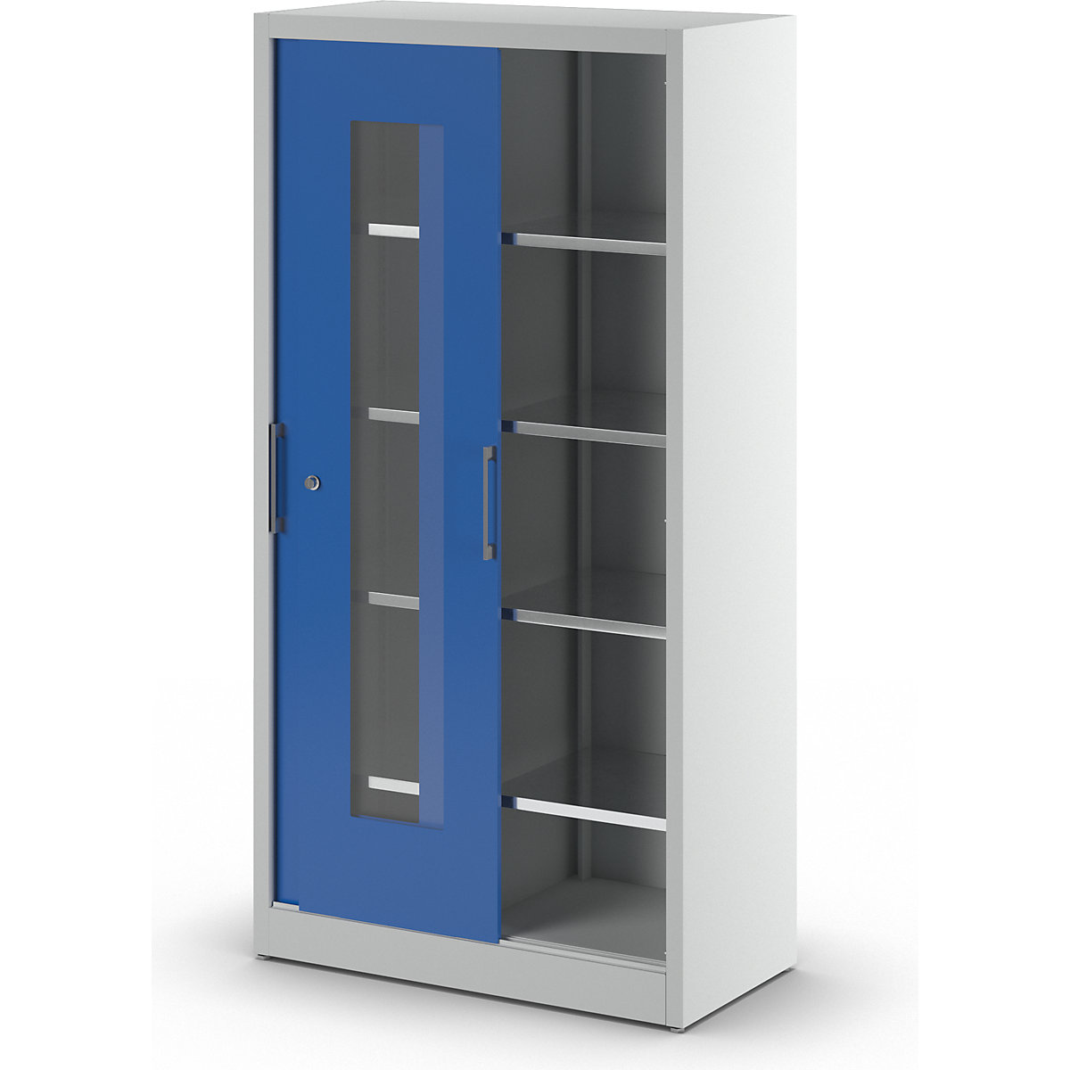Armário de portas de correr com janela de visualização – mauser (Imagem do produto 6)-5