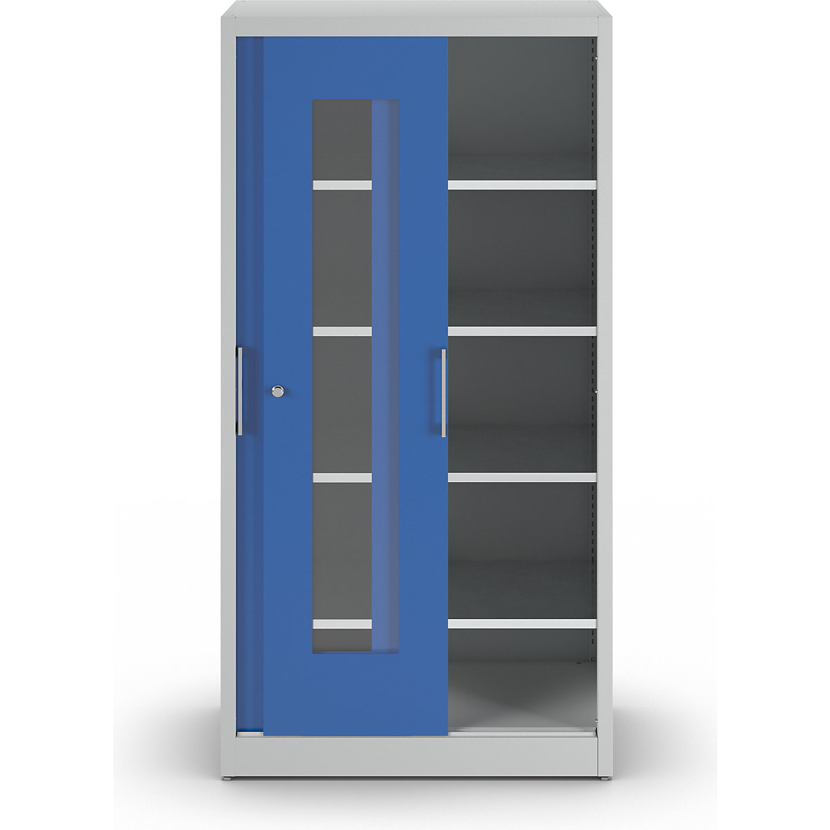 Armário de portas de correr com janela de visualização – mauser (Imagem do produto 4)-3