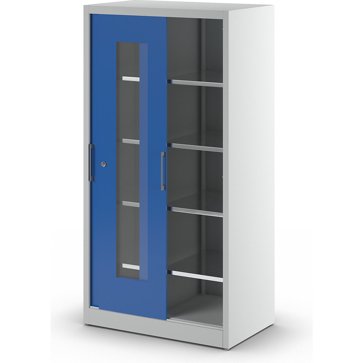 Armário de portas de correr com janela de visualização – mauser (Imagem do produto 6)-5