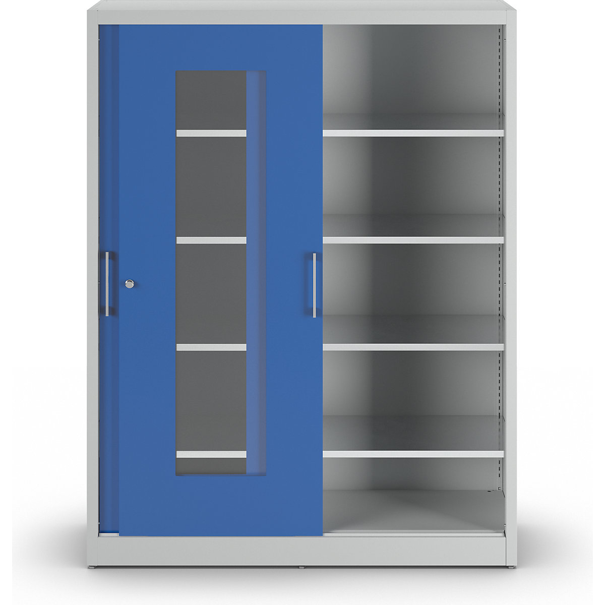Armário de portas de correr com janela de visualização – mauser (Imagem do produto 4)-3