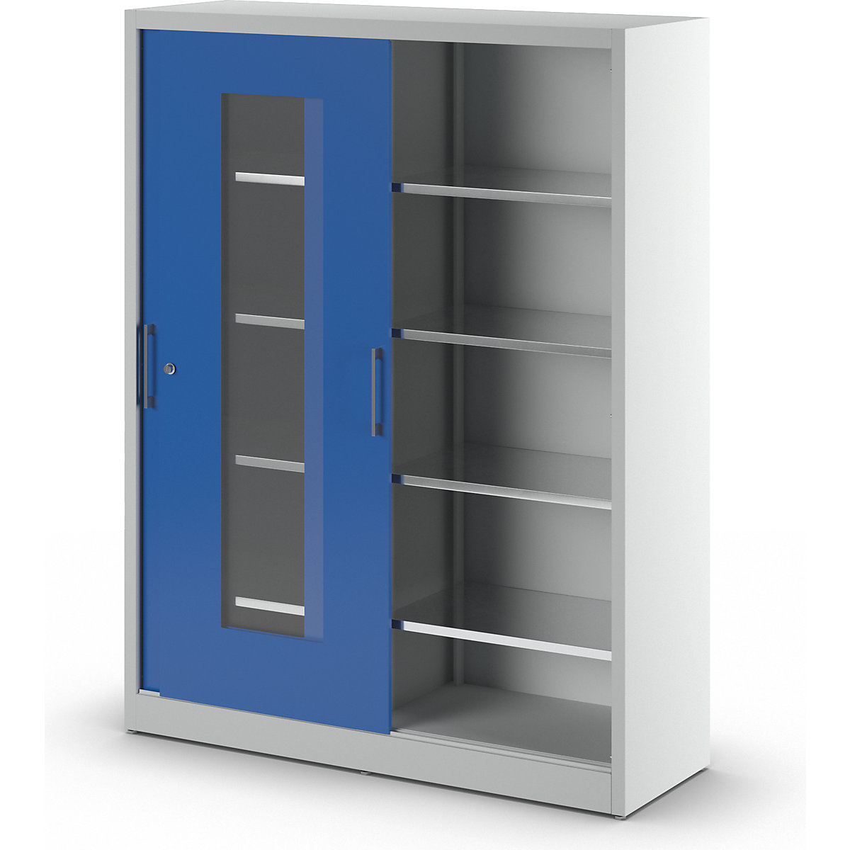 Armário de portas de correr com janela de visualização – mauser (Imagem do produto 7)-6