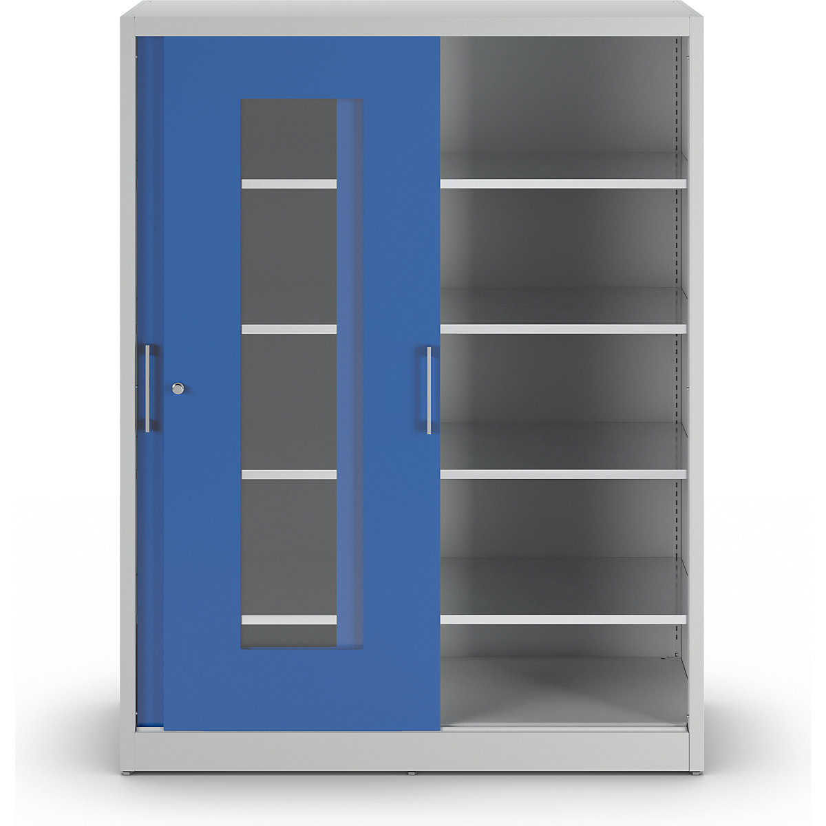 Armário de portas de correr com janela de visualização – mauser (Imagem do produto 4)-3