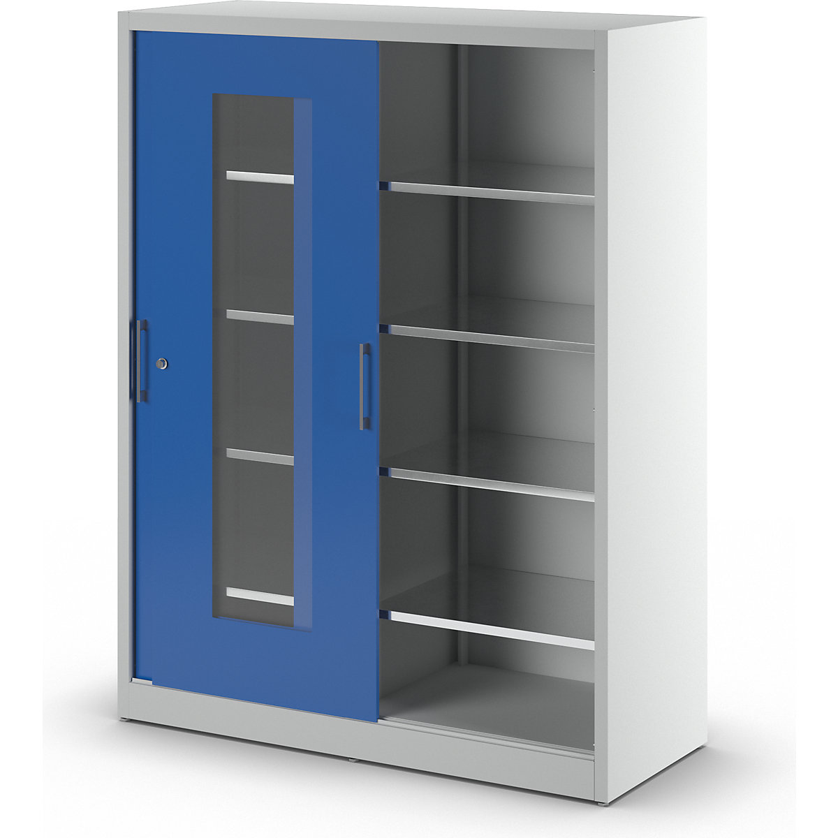 Armário de portas de correr com janela de visualização – mauser (Imagem do produto 6)-5