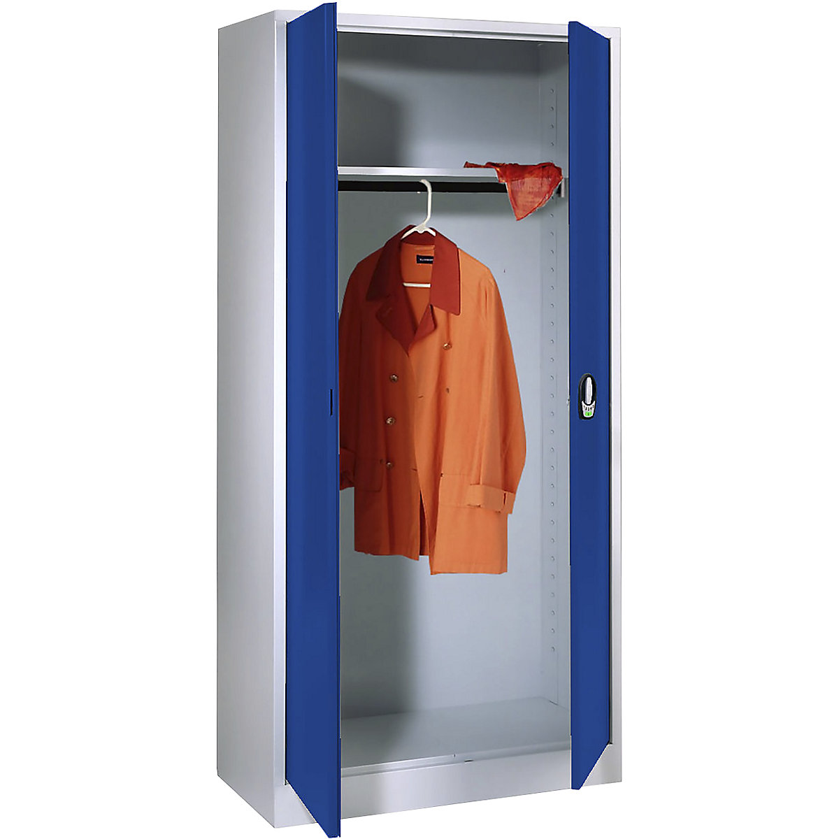 Armário de vestiário com portas de batente com fecho eletrónico – Wolf (Imagem do produto 8)-7