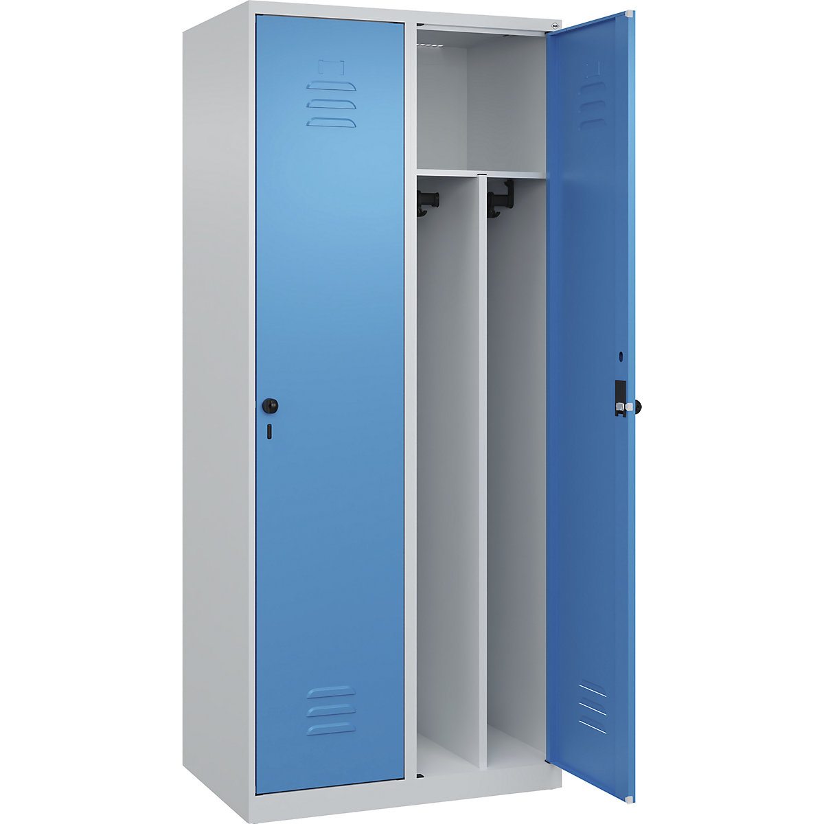 Cacifo com separação de roupa suja/limpa Classic PLUS, estreito – C+P (Imagem do produto 3)-2