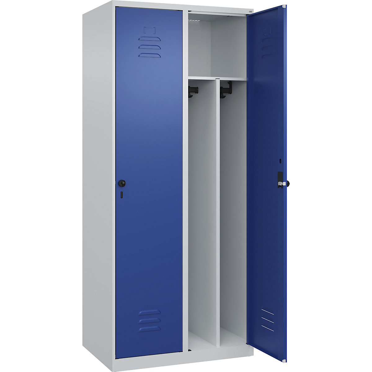 Cacifo com separação de roupa suja/limpa Classic PLUS, estreito – C+P (Imagem do produto 3)-2