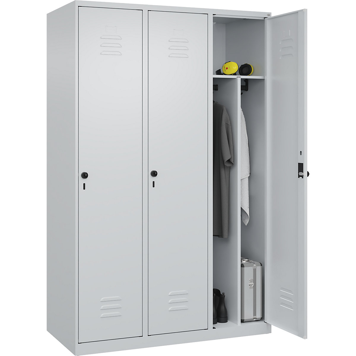 Cacifo com separação de roupa suja/limpa Classic PLUS, estreito – C+P