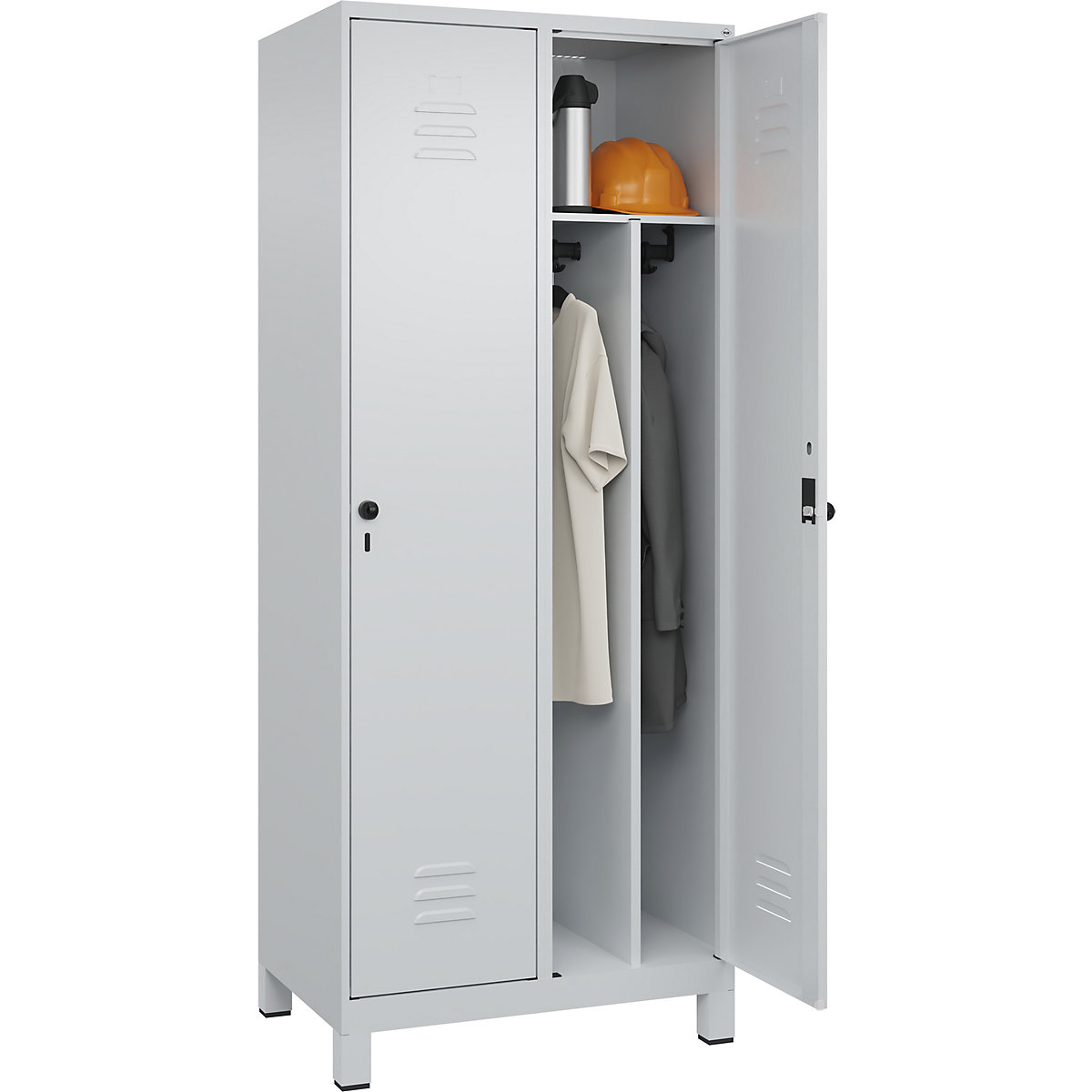 Cacifo com separação de roupa suja/limpa Classic PLUS, estreito – C+P