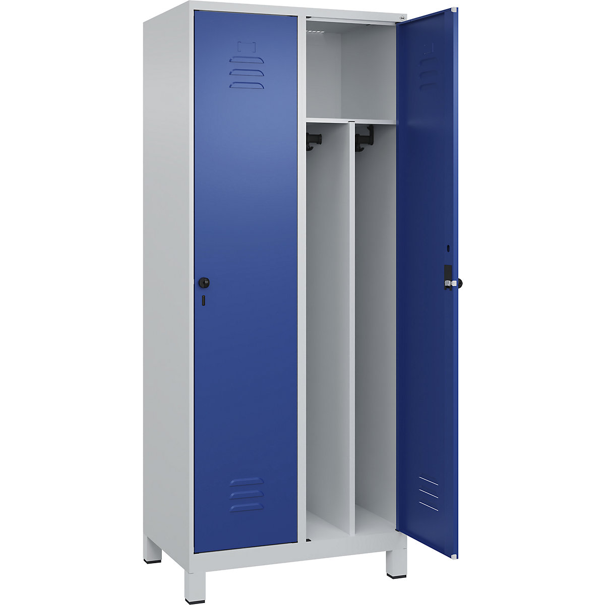 Cacifo com separação de roupa suja/limpa Classic PLUS, estreito – C+P (Imagem do produto 2)-1