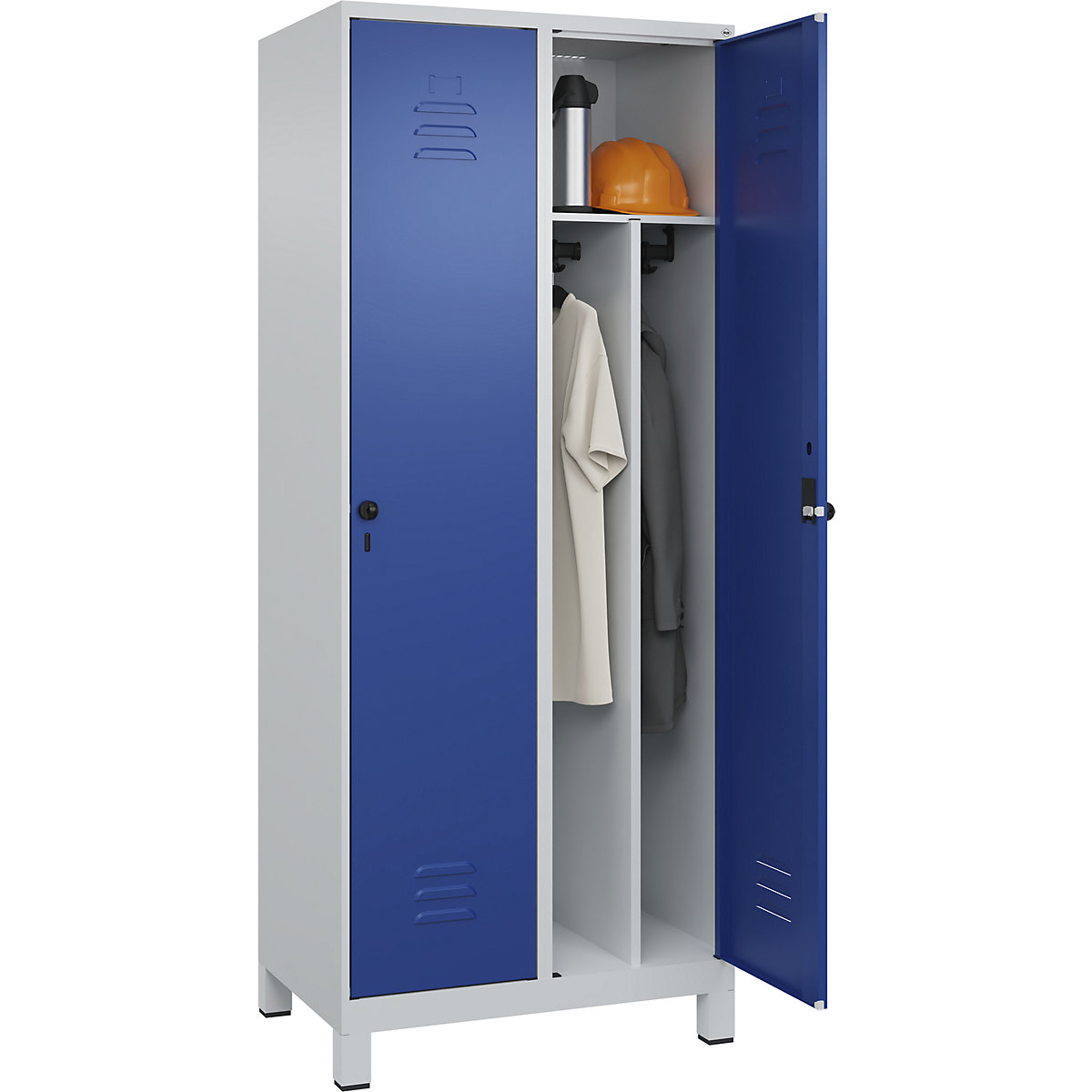Cacifo com separação de roupa suja/limpa Classic PLUS, estreito – C+P