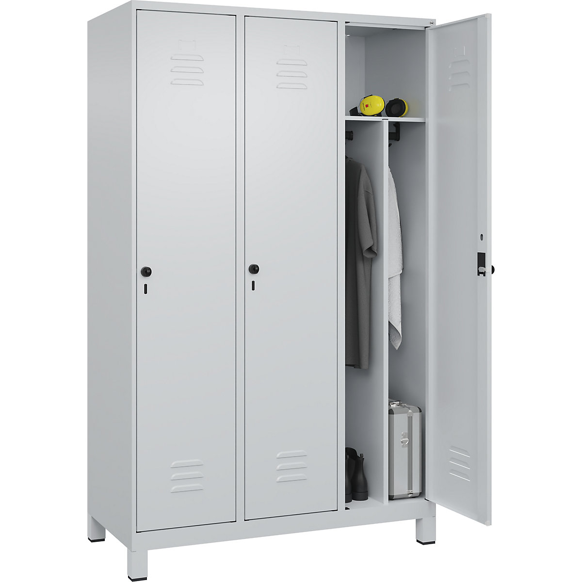 Cacifo com separação de roupa suja/limpa Classic PLUS, estreito – C+P