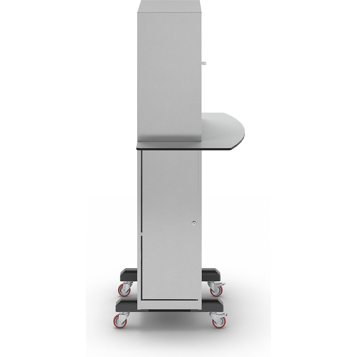Armário em aço inoxidável para computador – eurokraft pro (Imagem do produto 8)-7