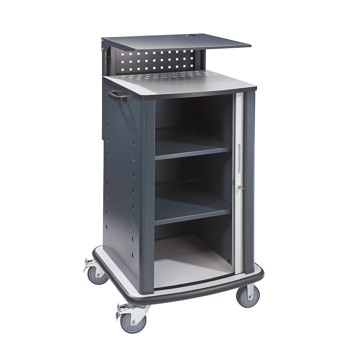 Carro para portáteis e equipamentos – eurokraft basic (Imagem do produto 9)-8