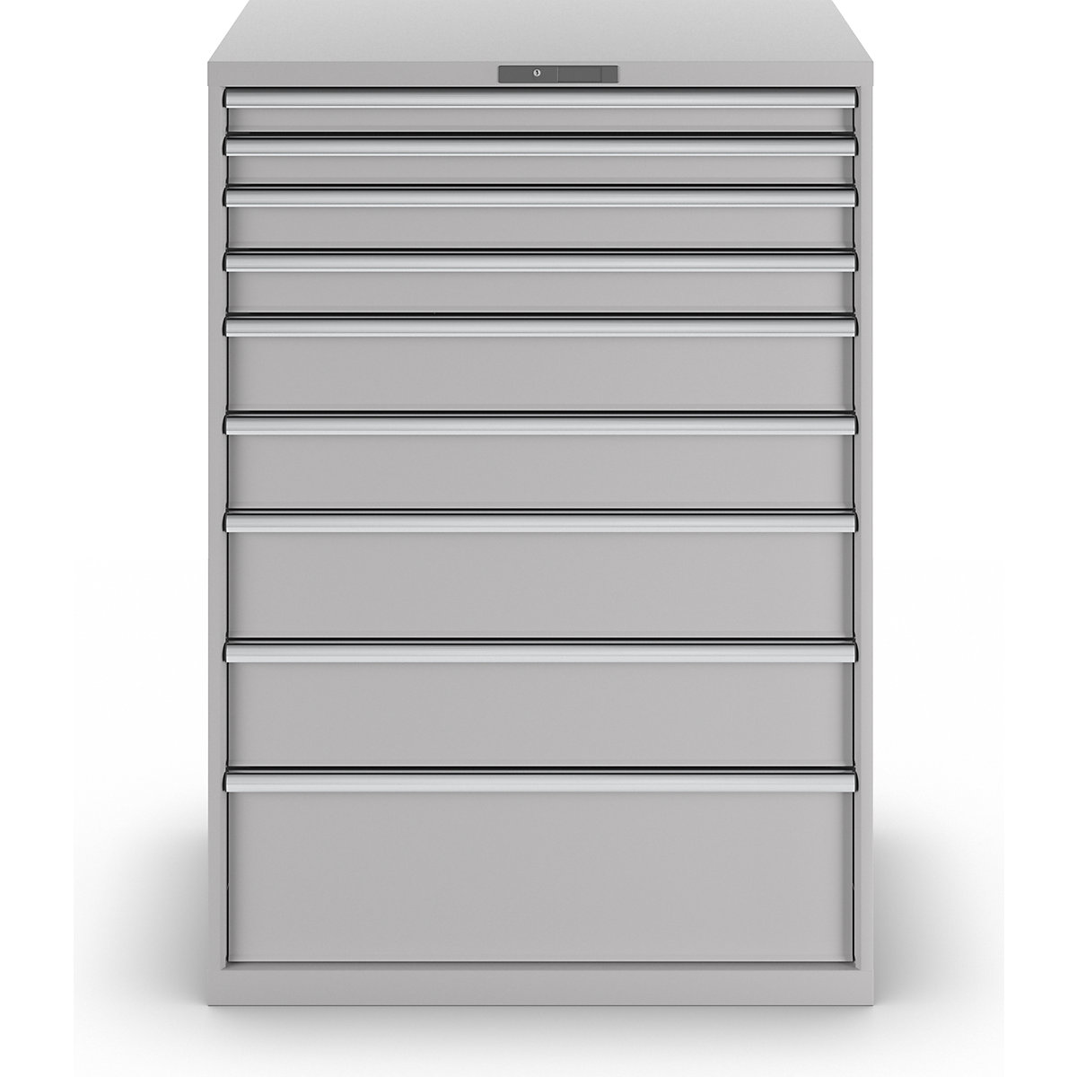 Armário de gavetas, 9 gavetas – LISTA (Imagem do produto 3)-2